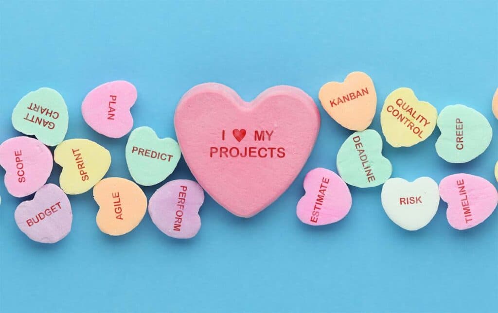 Valentine heart candies