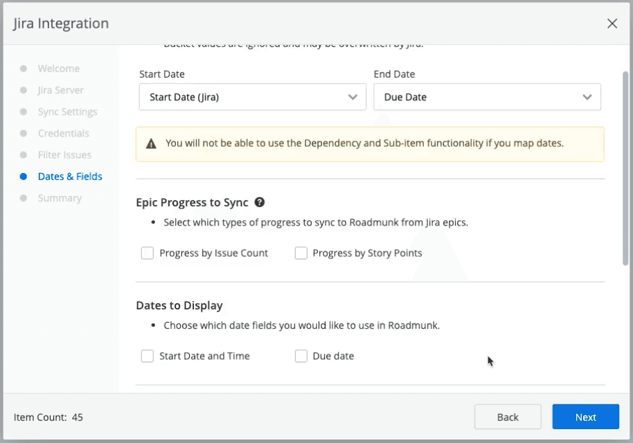 Jira Integration UI