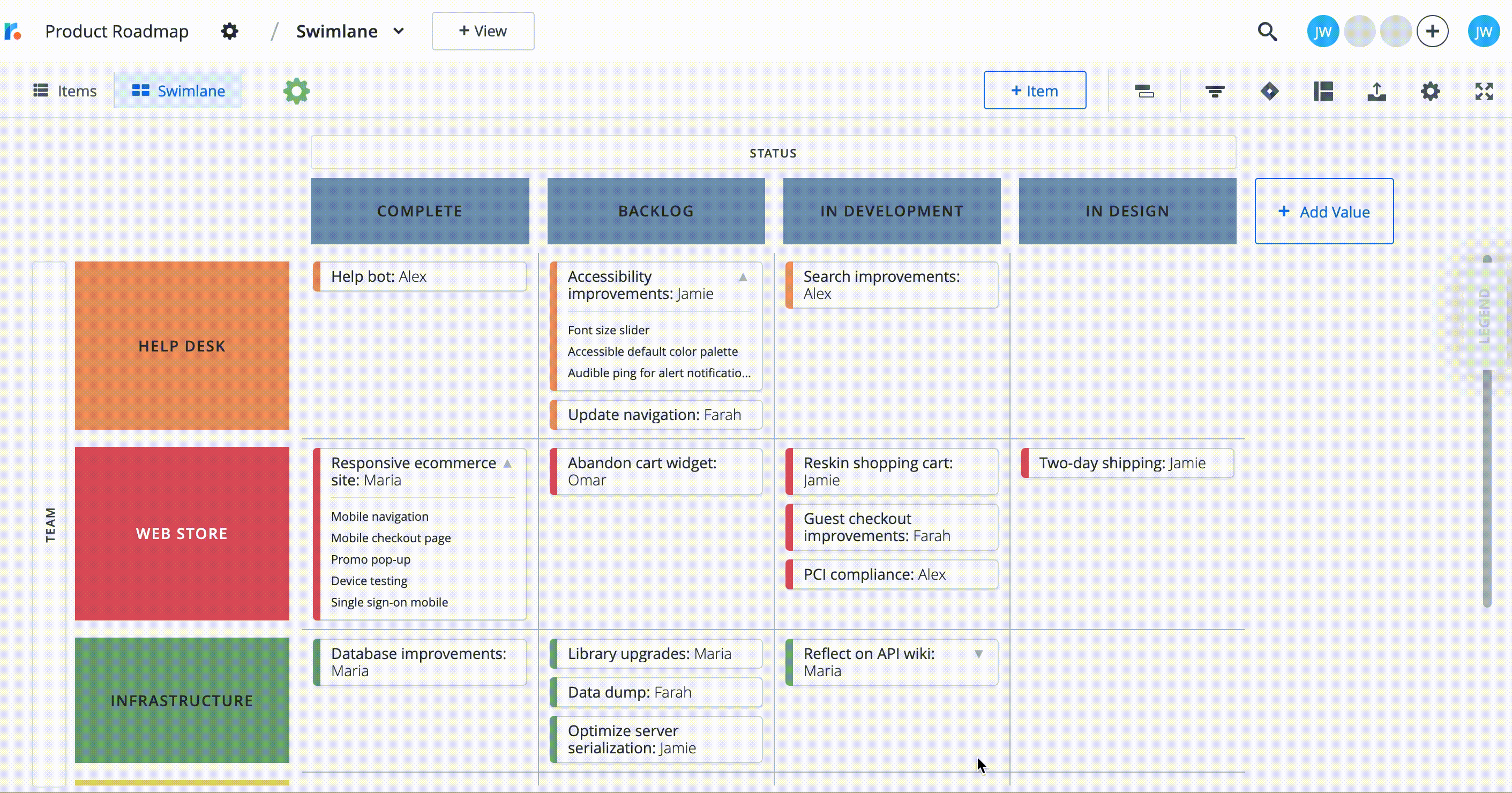 Switch of a toggle Standalone Sub-Items UI