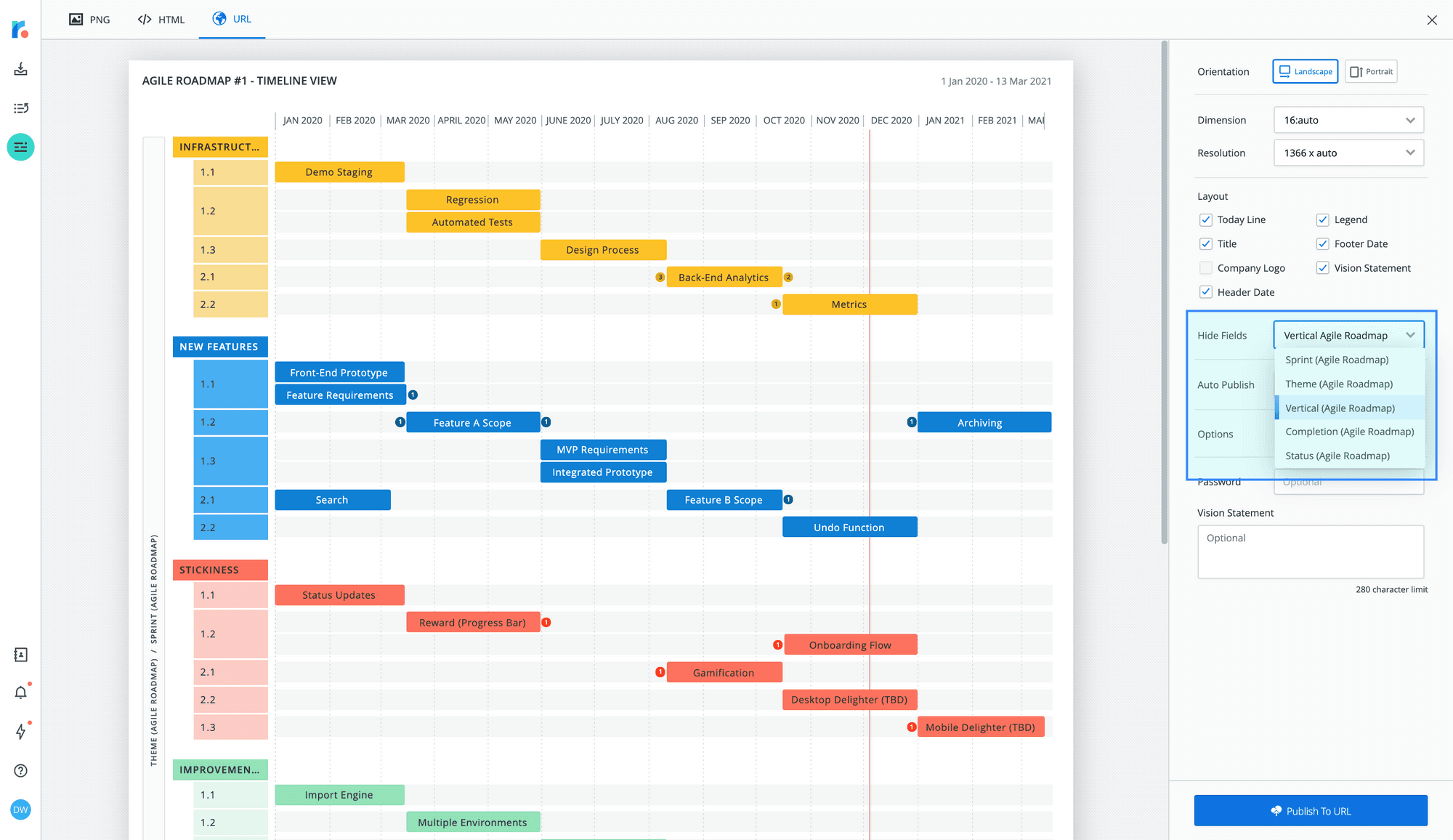 Hide select fields UI