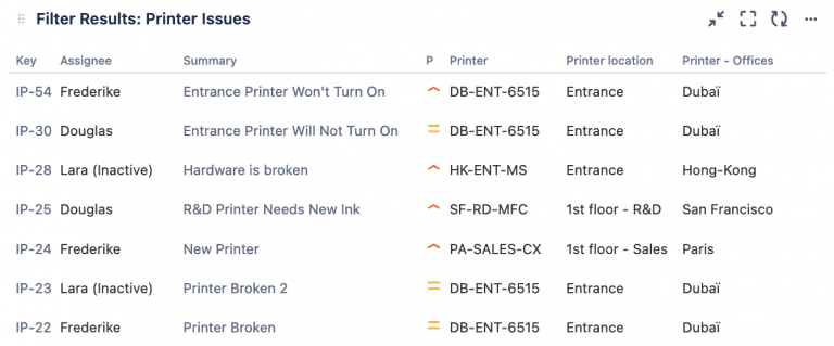 Filter Results List in native Jira