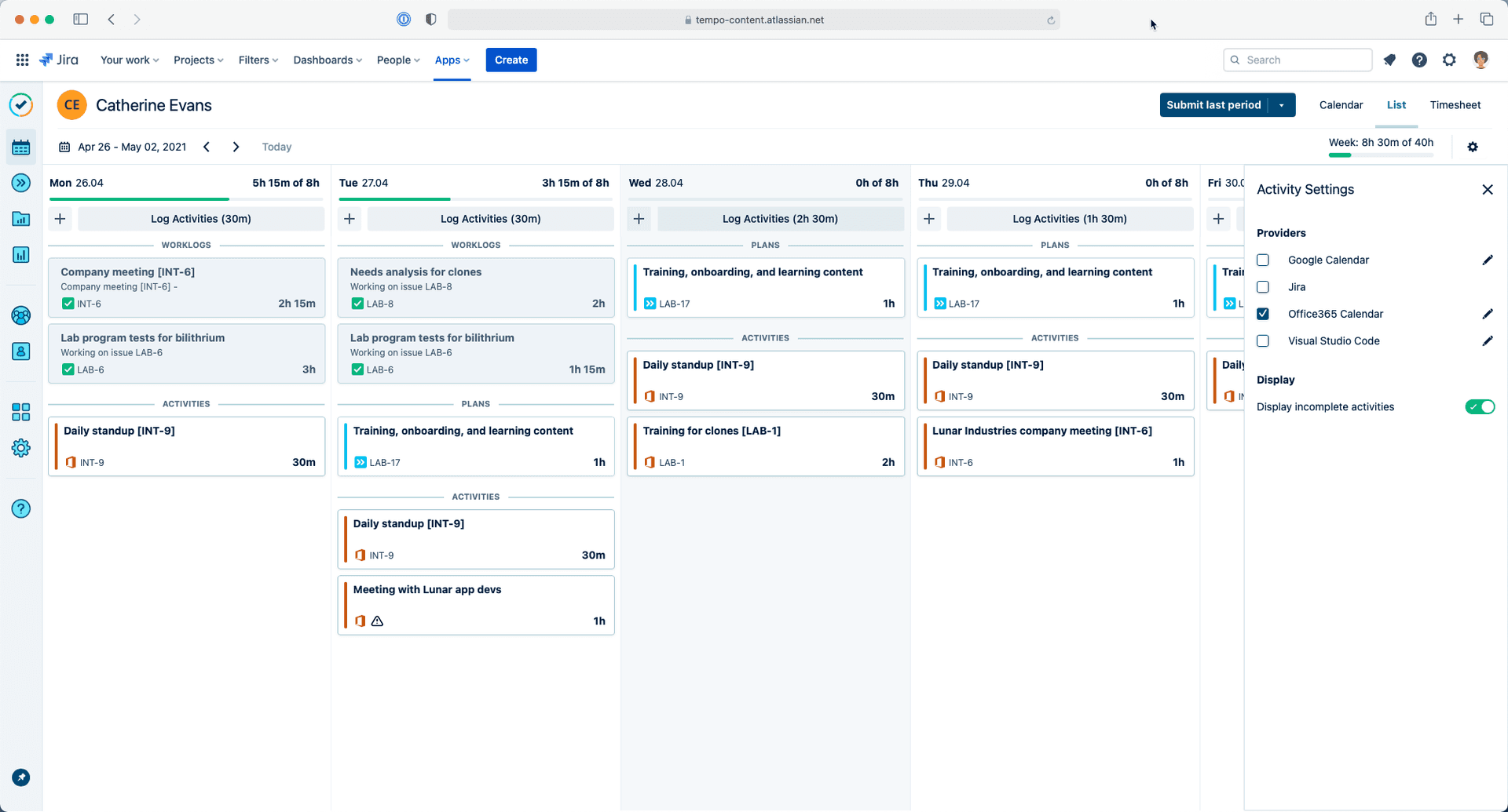 How to integrate your calendars with Timesheets | Tempo